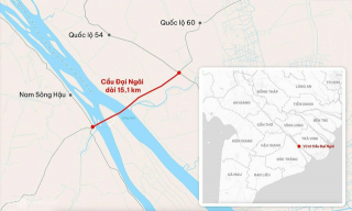 Gần 8.000 tỷ đồng đầu tư xây dựng cầu Đại Ngãi