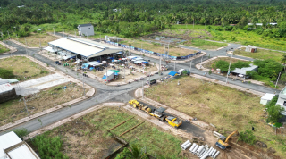 DỰ ÁN TTTM KDC THƯƠNG MẠI THỊ TRẤN MÁI DẦM: HOÀN THIỆN CÁC HẠNG MỤC CUỐI CÙNG CHO HÀNH TRÌNH VỀ ĐÍCH ĐÚNG TIẾN ĐỘ