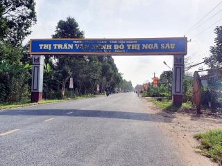 Quy hoạch thị trấn Ngã Sáu thành đô thị loại IV thuộc tỉnh Hậu Giang